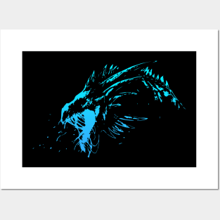 Wyvern - Blue Posters and Art